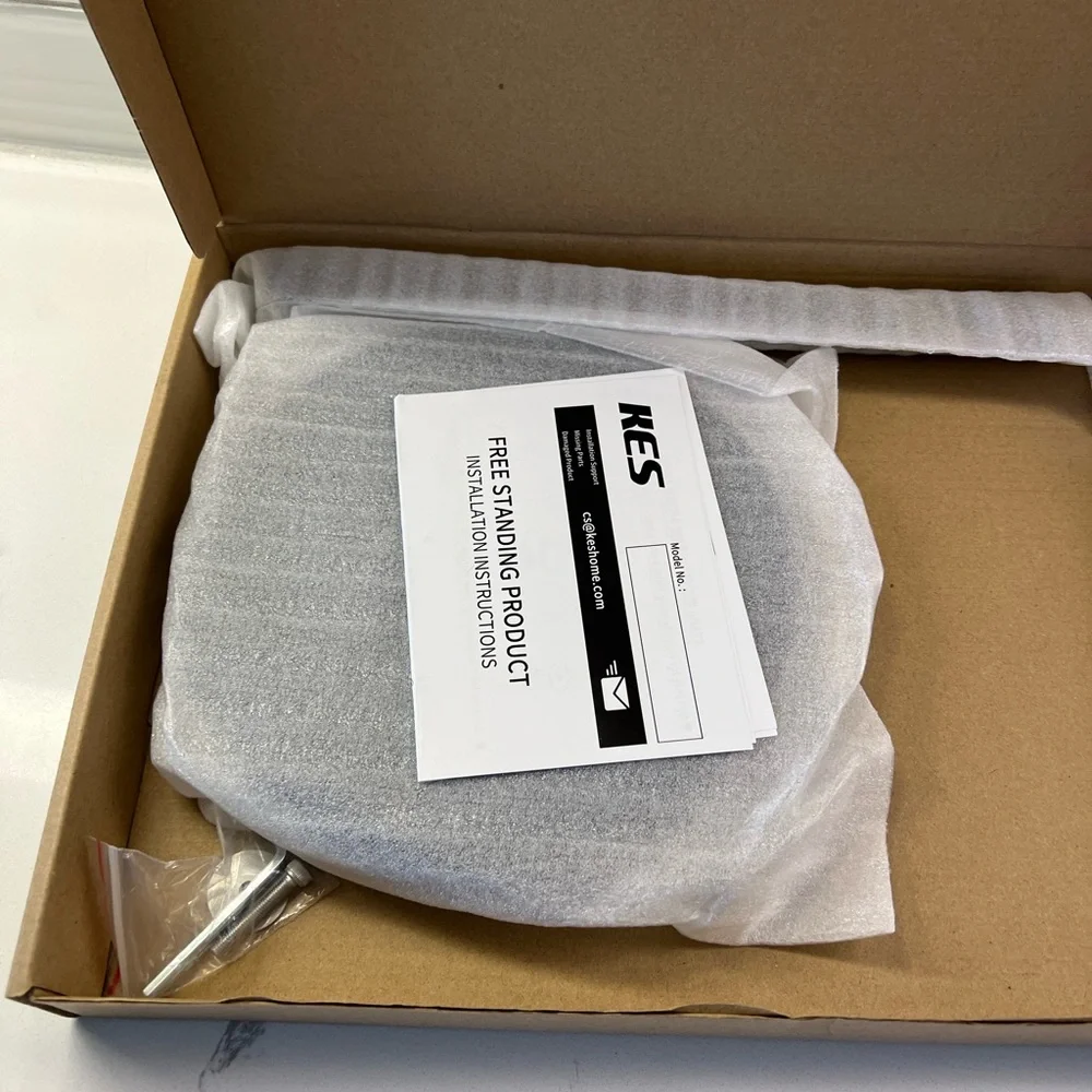 KES Paper Towel Holder - Weighted Base in Matte Black Stainless Steel NWT